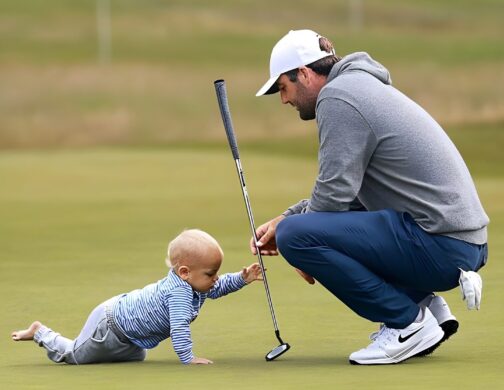 It’s a boy! Scottie Scheffler dorazil na Masters s devítidenním synem