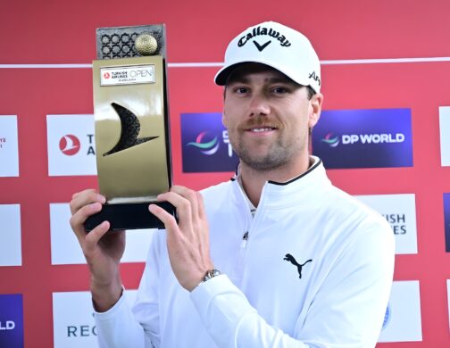 Švéd Mikael Lindberg si v Beleku splnil sen. Turkish Airlines Open vyhrál o dvě rány