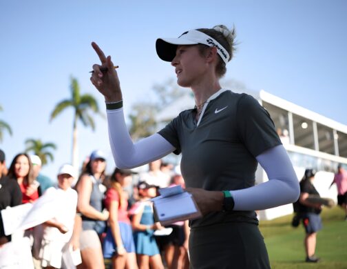 Bez bogey a bez slitování. Korda vlétla do Chevron Championship jako uragán